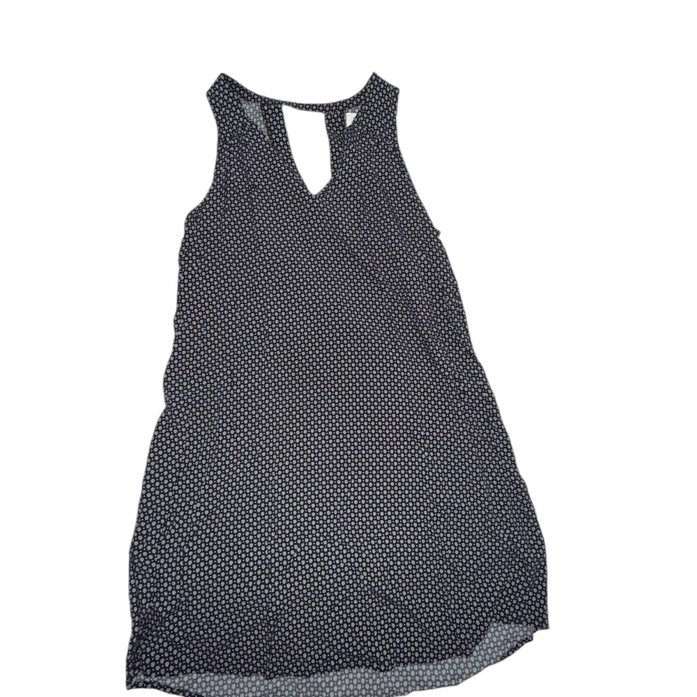 Old Navy Black and White Floral Sleeveless Dress Size XL